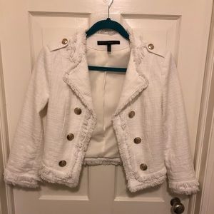 White House Black Market tweed jacket.